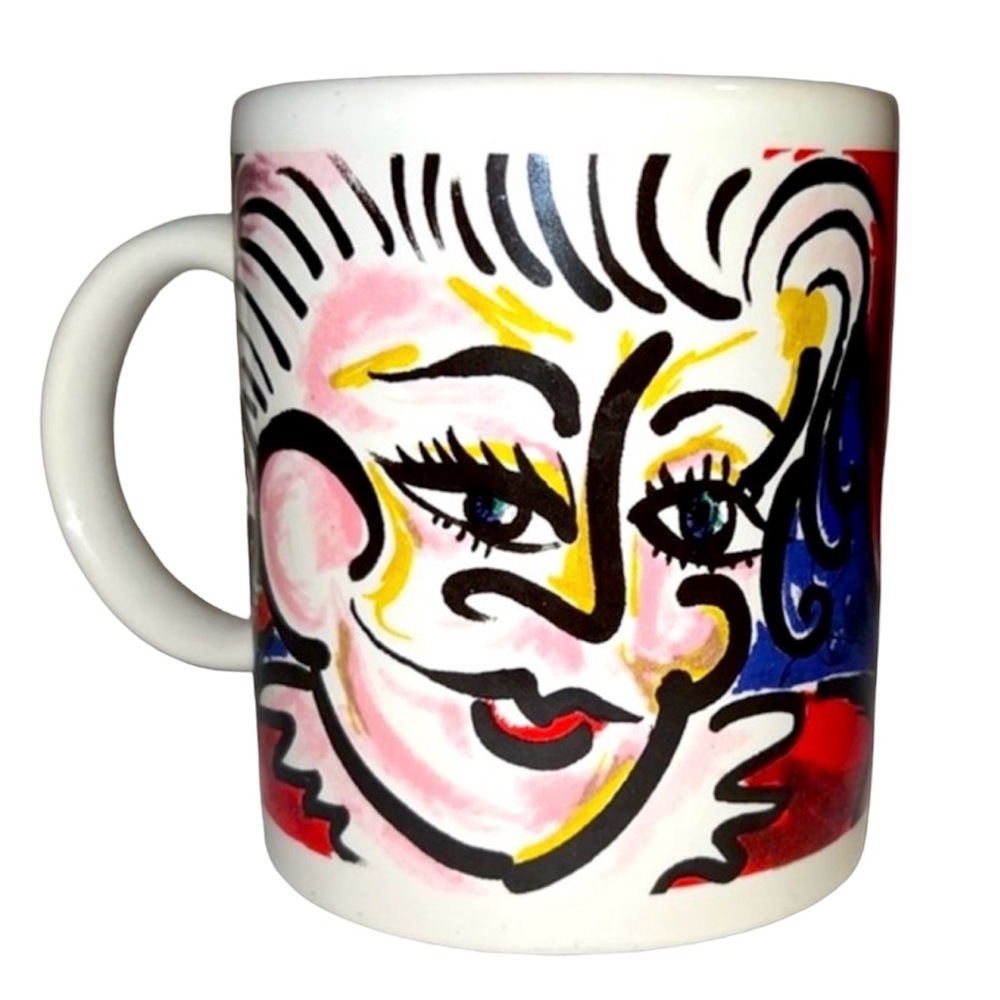 Vintage Mrs. Claus Santa Christmas Holiday Coffee Mug
